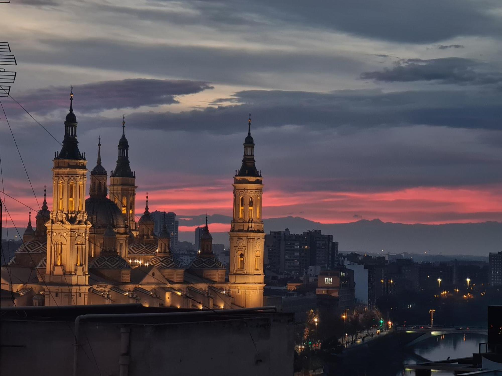 Appartamento El Mirador Del Pilar - Parking Y Vistas A La Basilica Saragozza Esterno foto